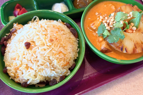 massaman prawn curry with gramma's signature rice